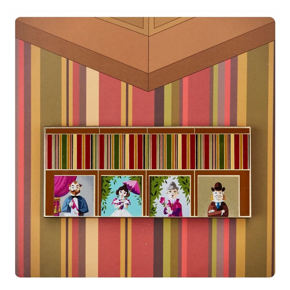 Loungefly Disney Haunted Mansion Sliding Portraits 3 Inch Pin - Picture 4 of 7